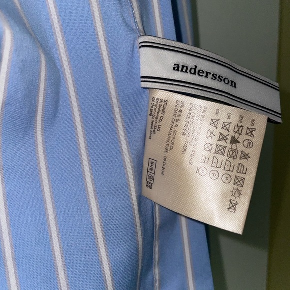 Anderson Bell Striped Poplin Shirt - Picture 2 of 7
